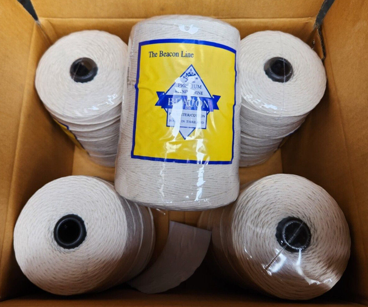White Butchers / Baking Twine String Crafts 5x - 2 lb. Cone - 16 Ply Poly Cotton gallery
