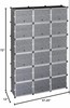 Kopokd Expandable Shoe Storage Cabinet 72 Pair 36 Grid Organizer Black Brand New gallery