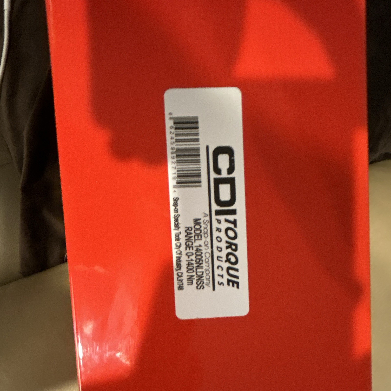 CDI 1400SM Dial Torque Wrench 3/4" Drive 0-1400 ft lb Non-Ratcheting gallery