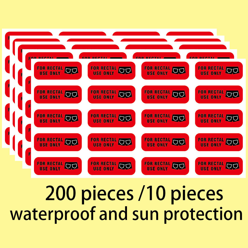 200 "For Rectal Use Only" Stickers Joke Decal Sticker（US STOCKS） gallery