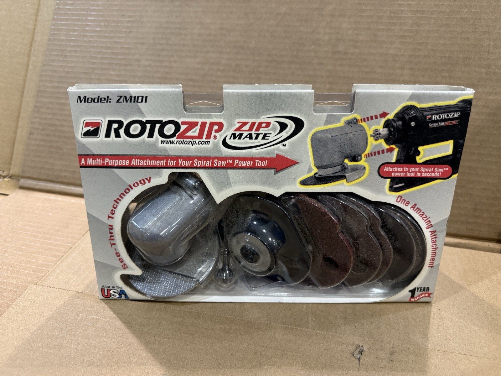 Rotozip ~ Zip mate ~ ZM101 Multipurpose Attachment ~ NIB gallery