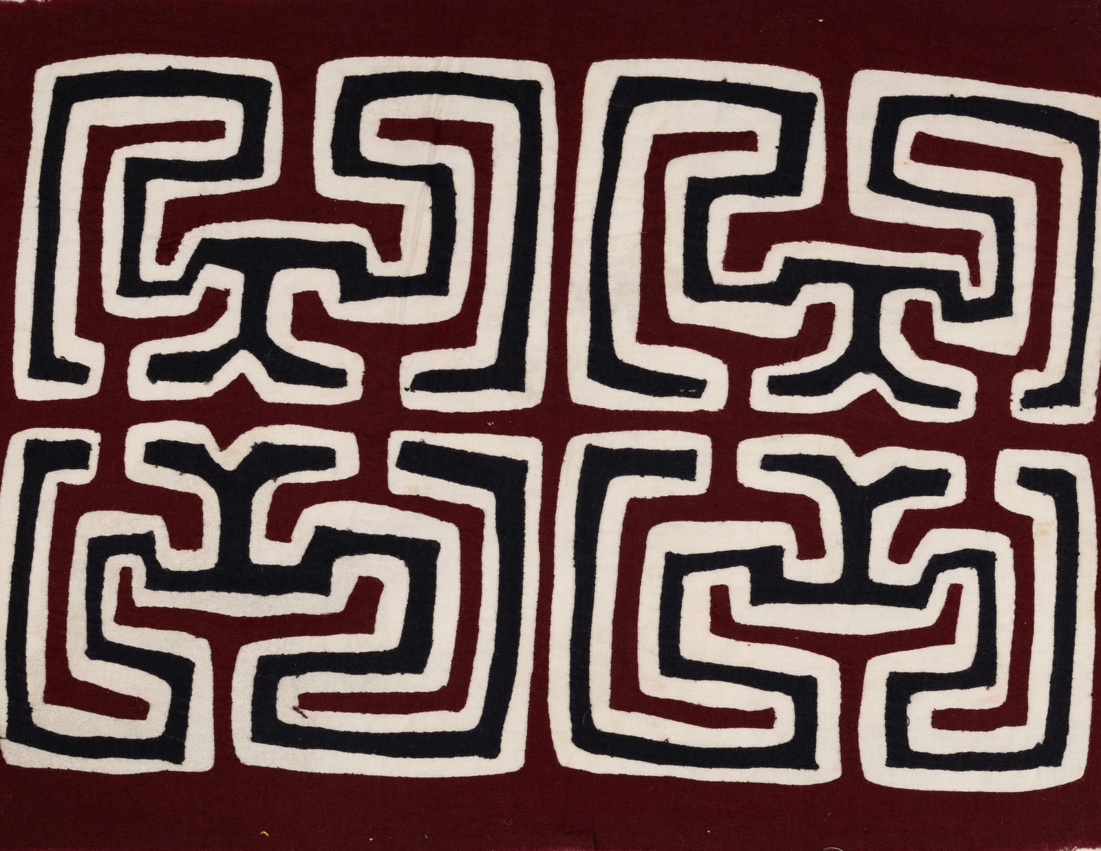 Black And Maroon Classic Design Mola gallery