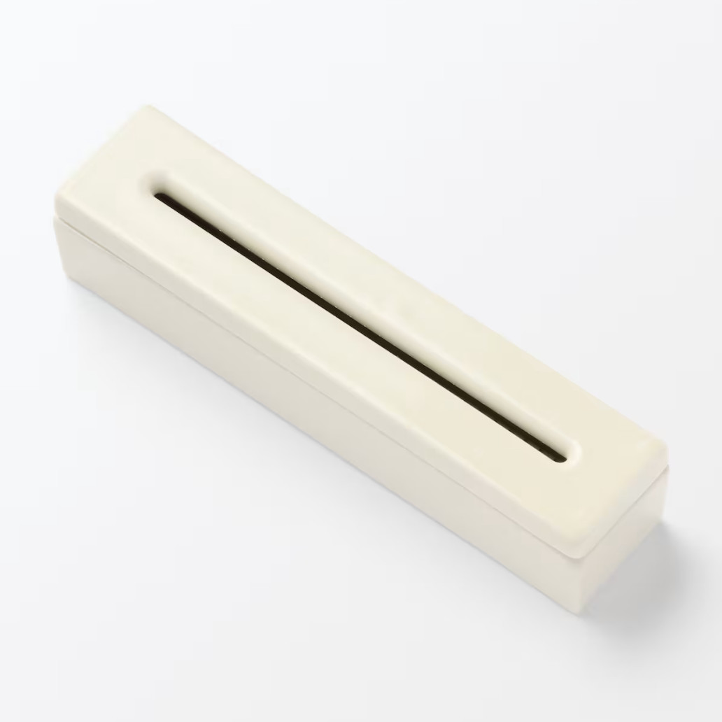 MUJI Ceramic Incense Holder Tray for Horizontal Burning Incense Japan gallery