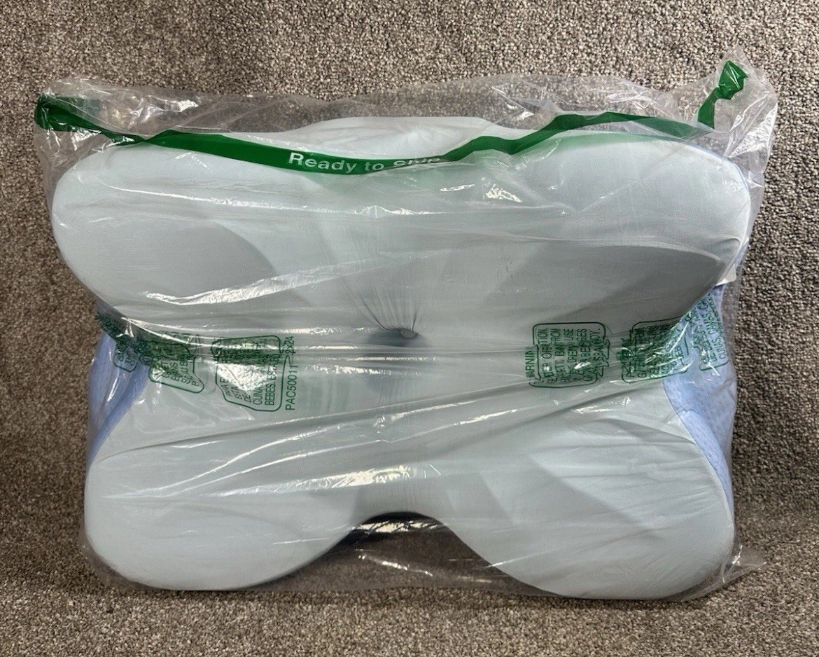 Derila Ergo Neck Pillow Contour Standard Size Memory Foam 21x14x4 In/ 54x36x12cm gallery