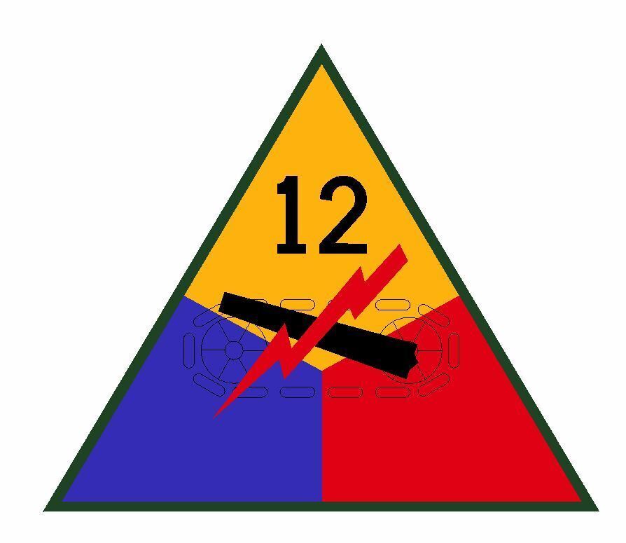 12th Armored Division Sticker Decal M361 gallery