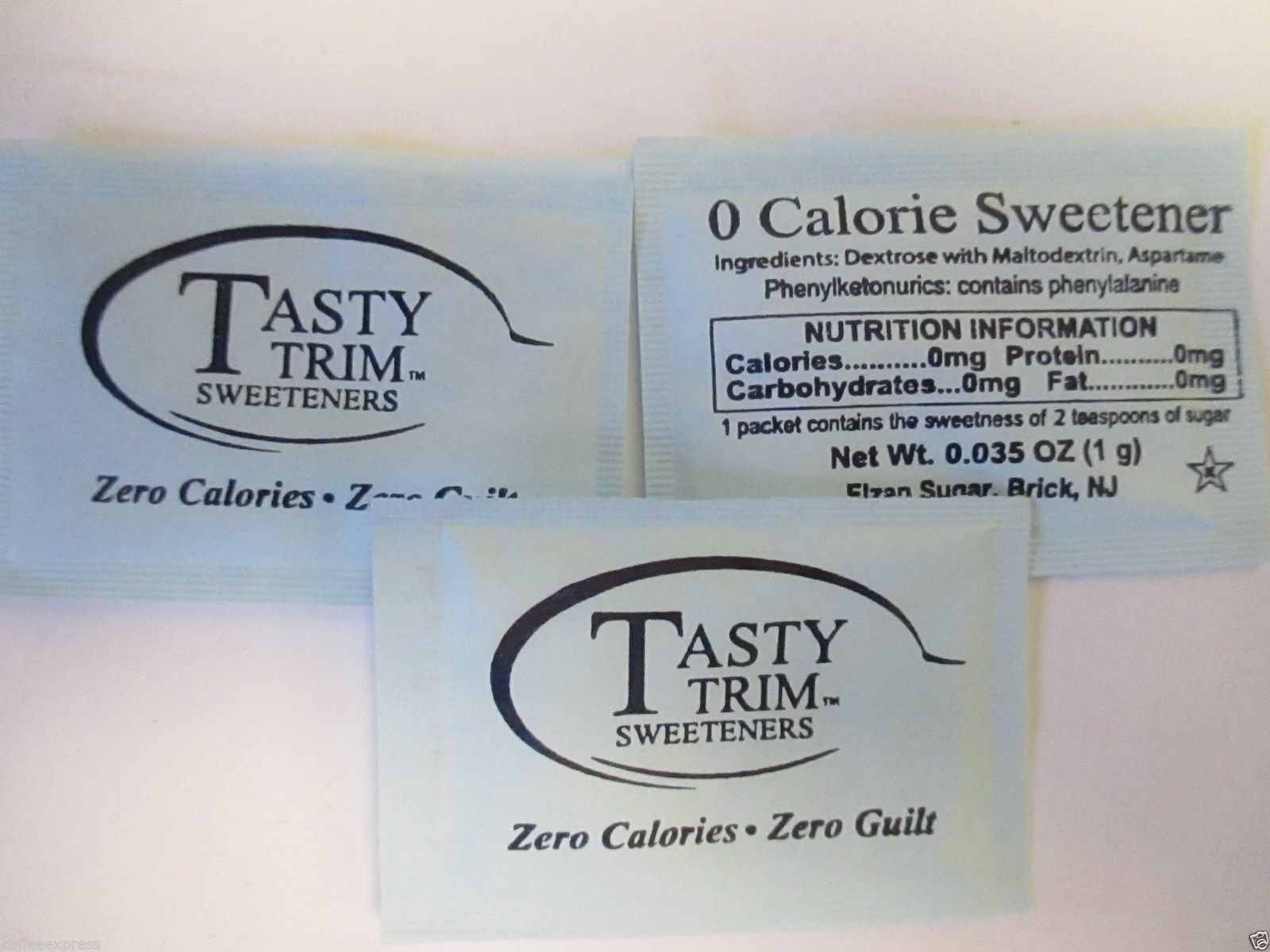 GENERIC SUGAR SUBSTITUTE ASPARTAME BLUE 2000 PACKETS SWEETENER gallery
