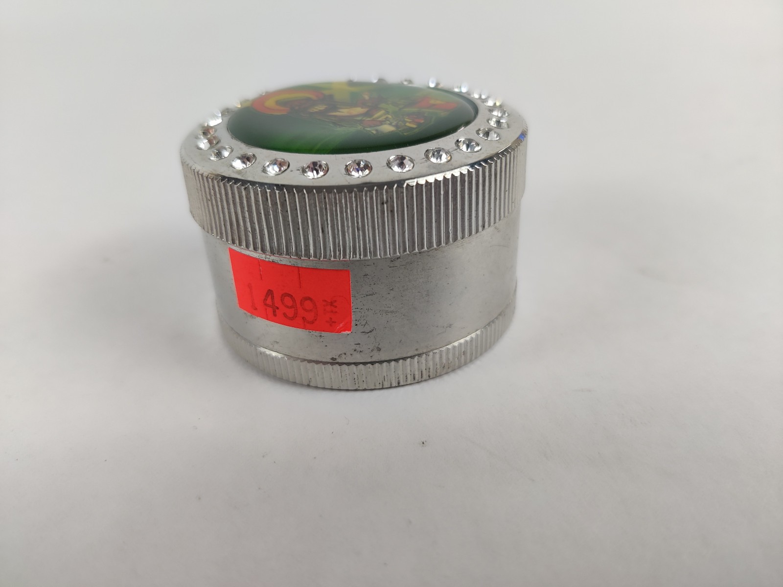 Kitchen Spice Herb Shredder Grinder Crusher Metal 3pc Bob Marley Rasta gallery
