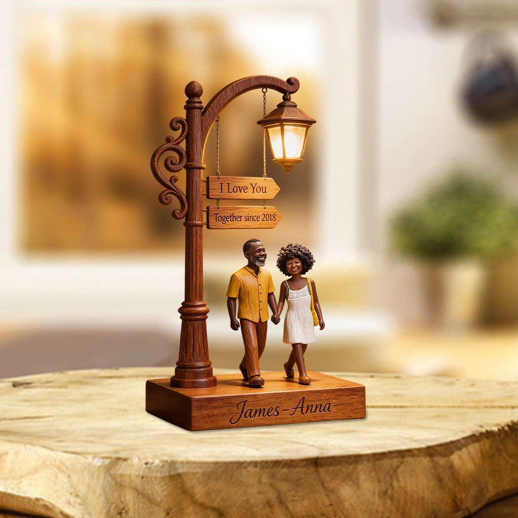 Custom Photo Couple Lamp Acrylic Block Personalized Anniversary Gift gallery