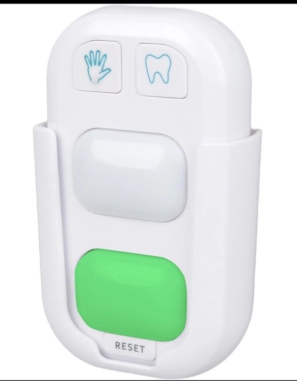 SOARING Wireless Battery Powered Timer 4 Kids 2 Min Brush, 20 Sec Hand Wash A10