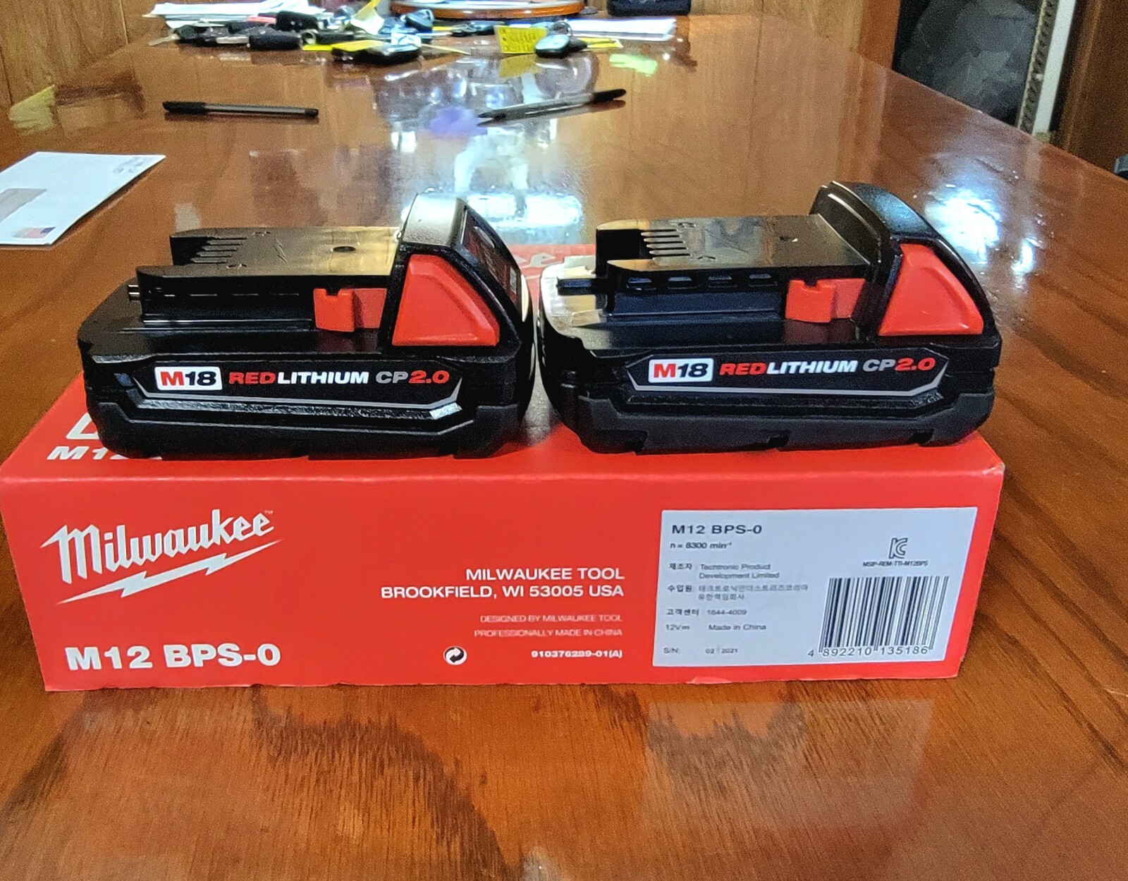 2X- NEW--100% Guaranteed-GENUINE Milwaukee M18 CP2.0 48-11-1820 Batteries. gallery