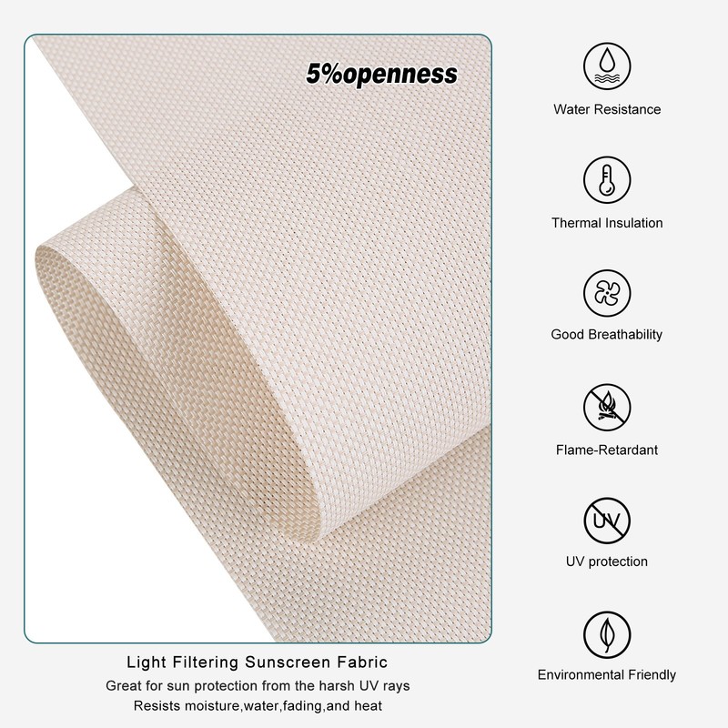 Changshase Custom Made Light Filtering Corded Window Blinds Roller Shades gallery