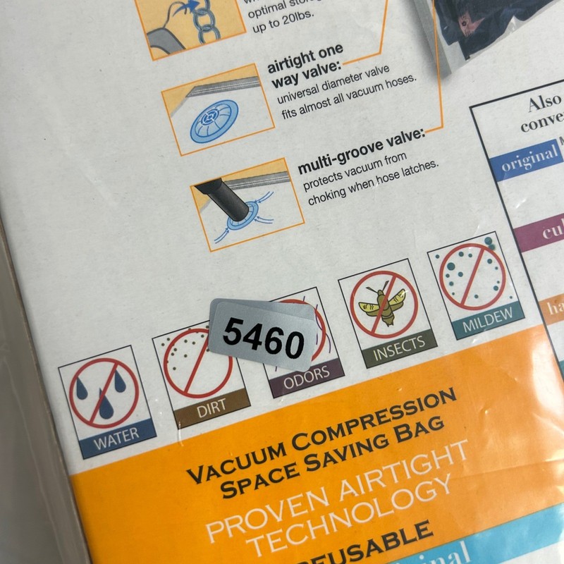 Space Saving Magic Bag Unisex Large Clear Hanging Vacuum Compression Storage Bag gallery