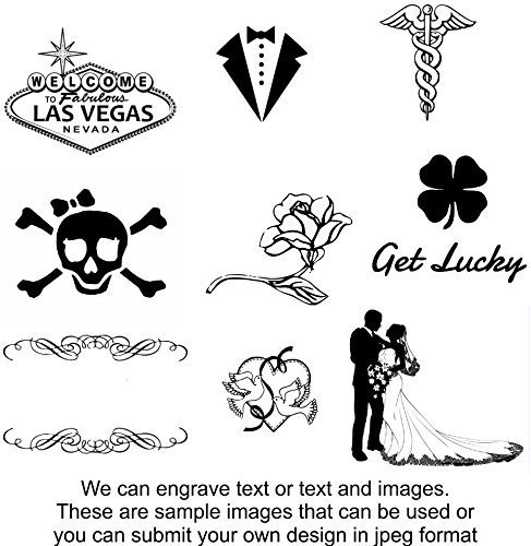 Personalized Hip Flask, Custom Engraved Etching, Special Occasions and Weddings gallery