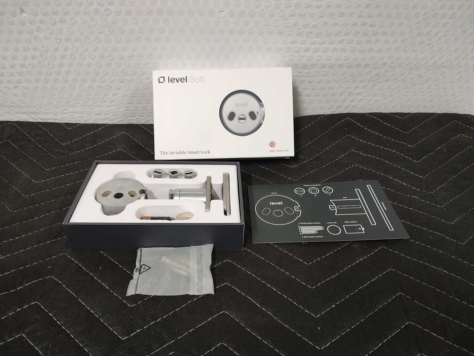 Level Lock Bolt Invisible Retrofit Smart Door Lock w/ Adjustable Backset C-D11U gallery