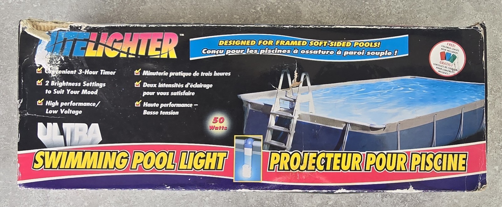Nitelighter Light Above Ground Swimming Pool Underwater 50W 750 Lumens FREEUSHIP gallery