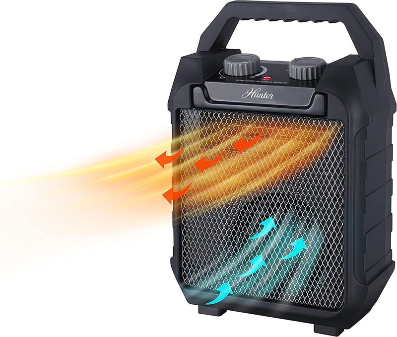 Hunter Recirculating Utility Space Heater Thermostat Portable Compact 1500W gallery