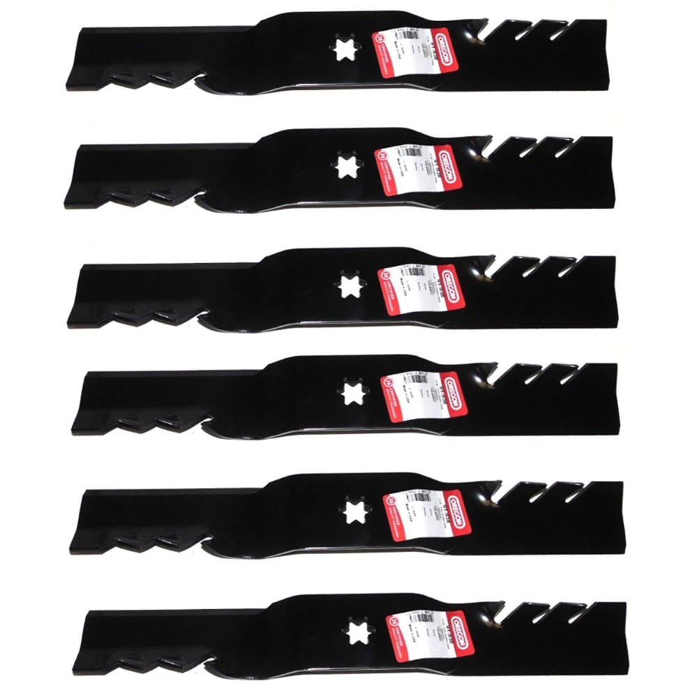 (6) 91-938 Oregon Blades Compatible With Cub Cadet 742-04053, 742-04053A