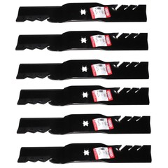 (6) 91-938 Oregon Blades Compatible With Cub Cadet 742-04053, 742-04053A