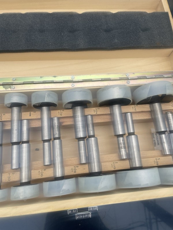 Drill Master 39812 16PC Forstner Bit Set Tin Sizes 1/4”-2-1/8” Wood Case gallery