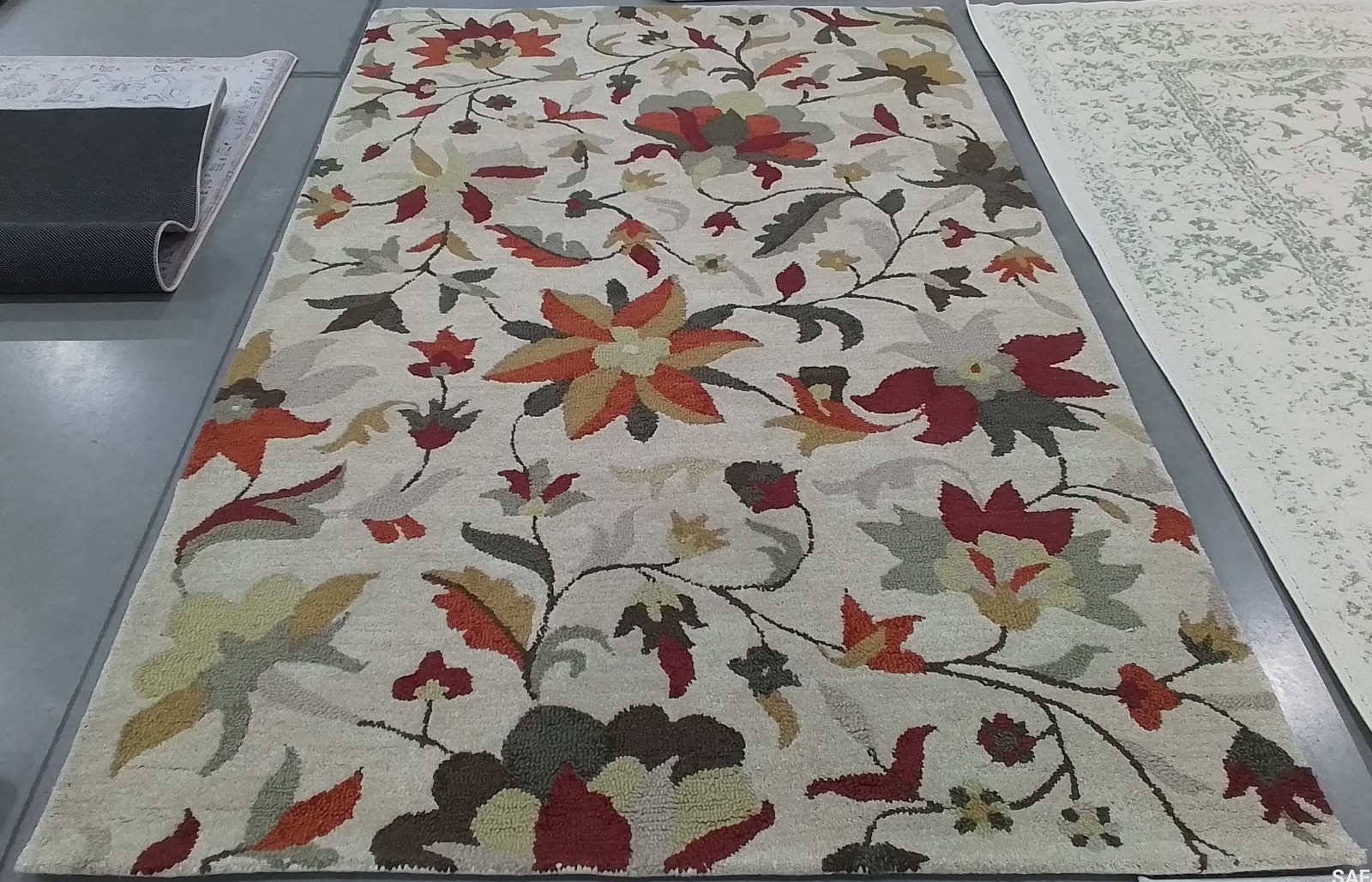 BEIGE / MULTI 5'-0" x 8'-0" Cut on Rug, Reduced Price 1172800949 JAR457A-5 gallery