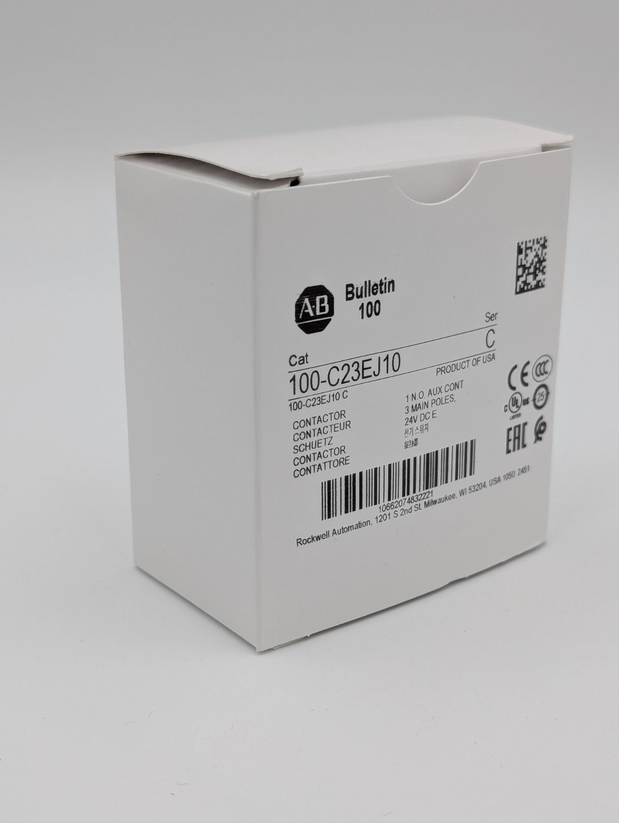 Allen Bradley 100-C23EJ10 Contactor 24VDC 23A New US STOCK EBAY FULFILMENT gallery