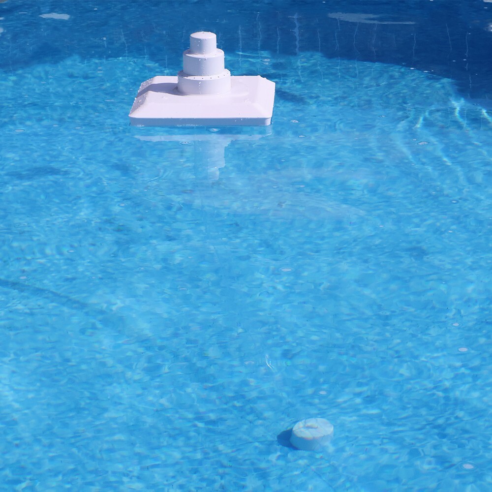 Aqua Select Grecian Floating Triple Tier Swimming Pool Fountain, White gallery