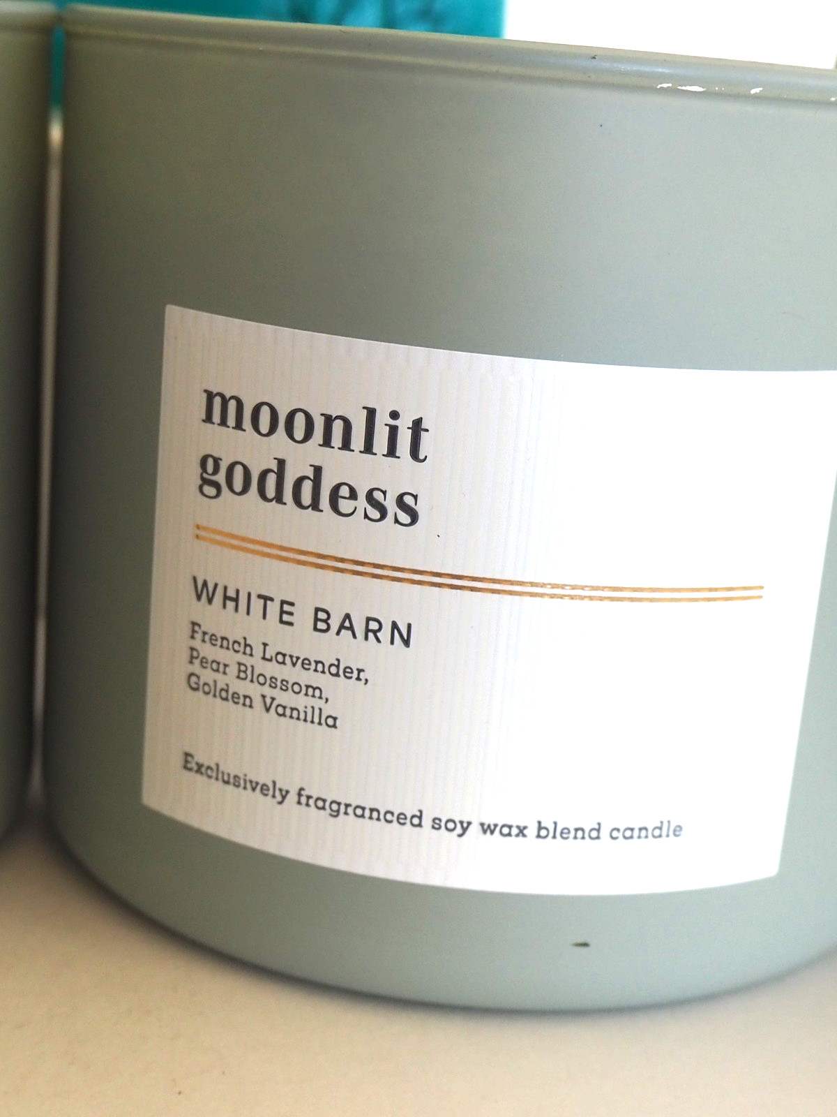 Bath & Body Works Moonlit Goddess 3 Wick White Barn Scented Candle Set x 2 NEW gallery
