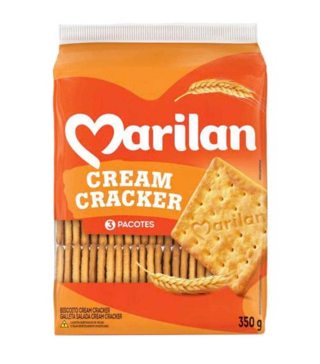 Marilan Cream Cracker 350g 3 Packs - Authentic Brazilian Crackers gallery