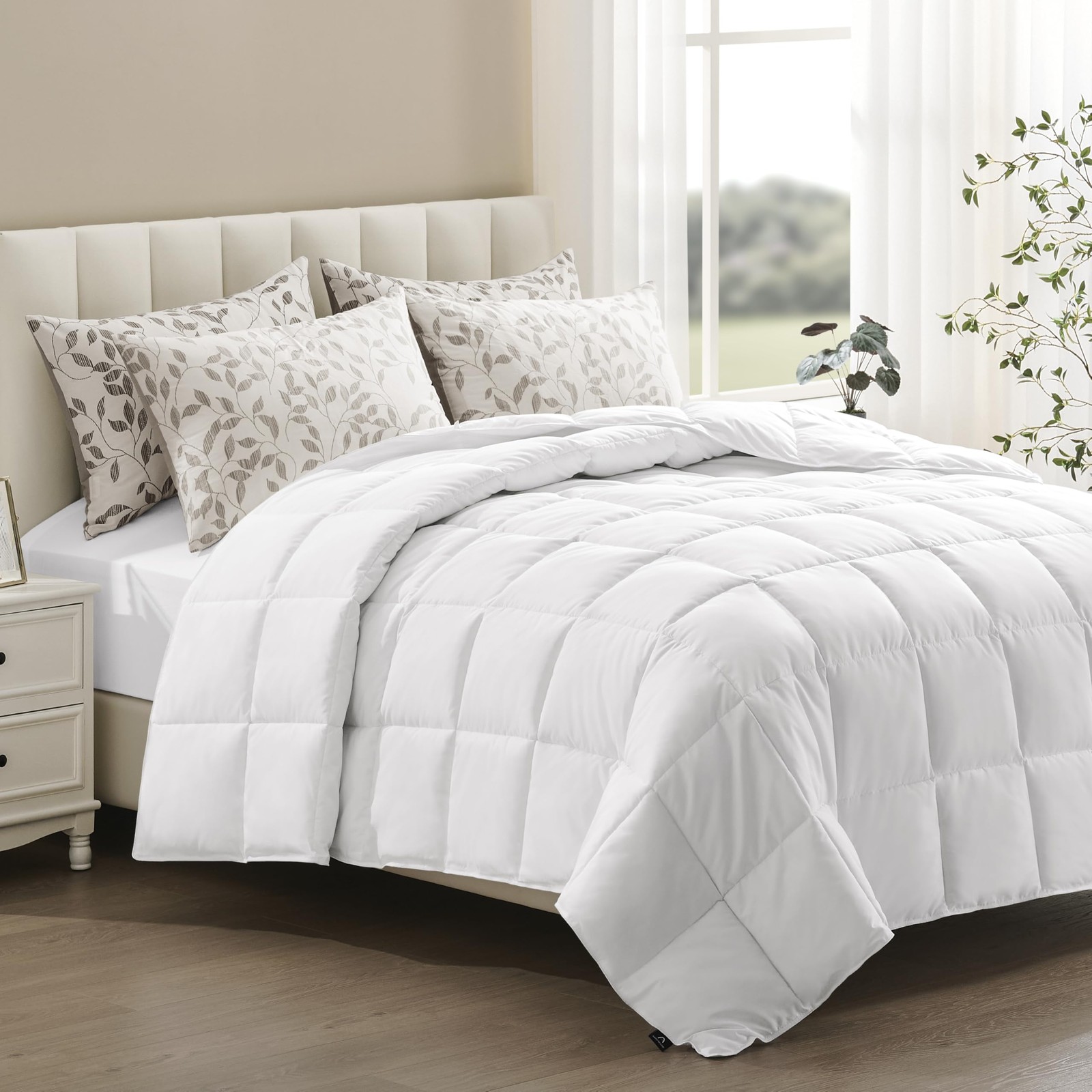 Queen/Full 90x90" Lightweight Duvet Insert 250GSM Summer Bedding Comforter gallery