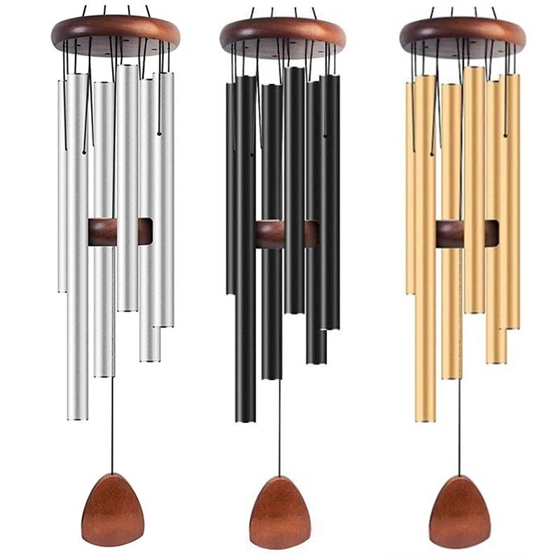 Large Deep Resonance Serenity Wind Chimes Metal Deep Tone Outdoor Home Decor gallery