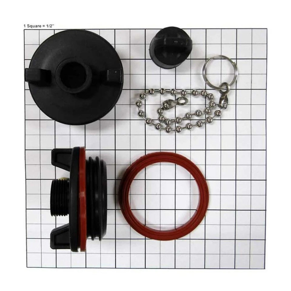 Ozark Trail and Cooler Drain Plug Assembly Black gallery