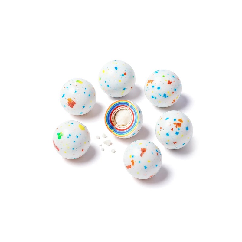 Mini Psychedelic Jawbreakers – Colorful Hard Candy Balls – Retro Novelty Sweets gallery