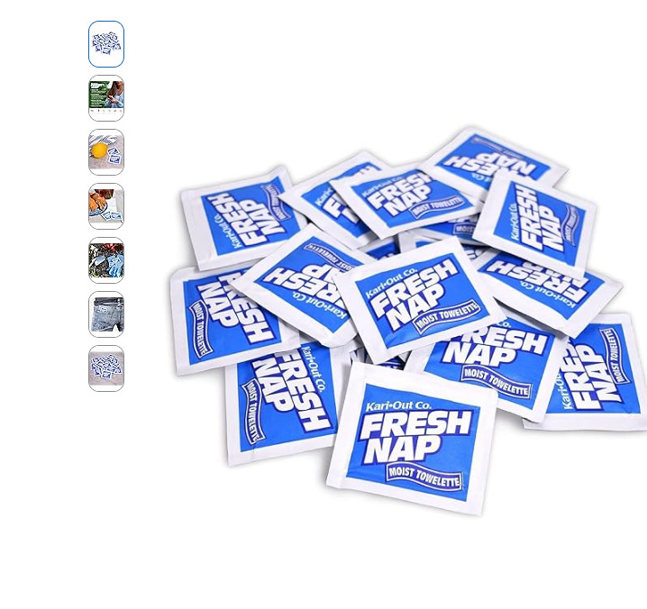 Kari-Out Fresh Nap Lemon Moist Towelette - 100 Count gallery