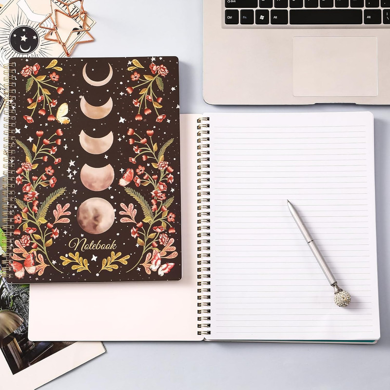Spiral Notebook - Notebooks Spiral Bound with Back Pocket, Lined Journal Noteboo gallery