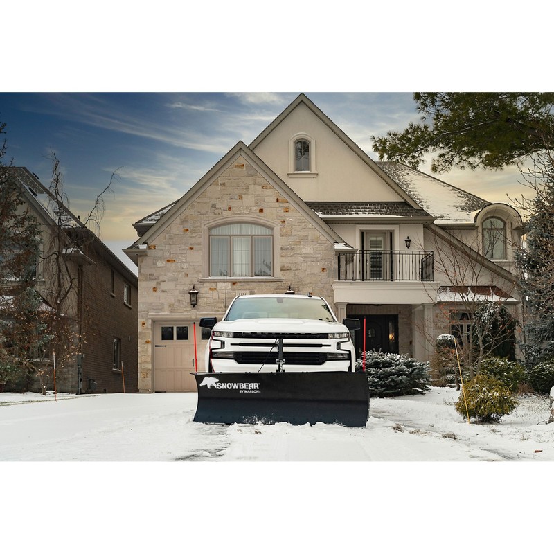Elite T-Frame Snow Plow Kit with Electric Actuator, 88in.L x 26in.H, Model# gallery