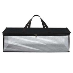 2 pack Flexible Zippered Under Bed Storage Bag Fabric Underbed Clothes Storage