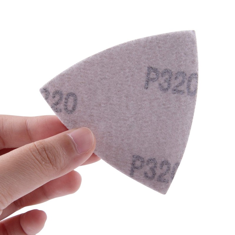 120 Pieces Triangular Sandpaper, Triangle Sanding Sheets Fit 31/8 Inch Oscill... gallery