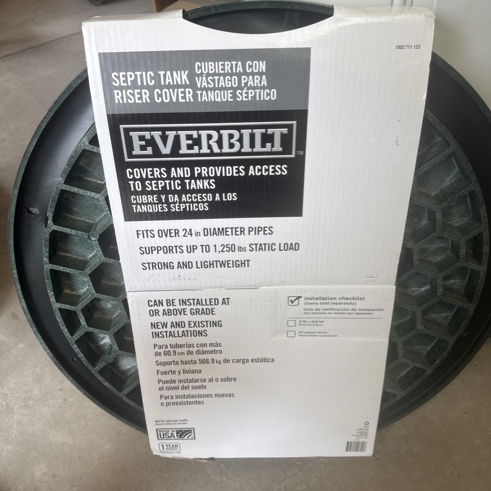 Everbilt 24-inch Septic Tank Riser Cover 1002 711 123 gallery