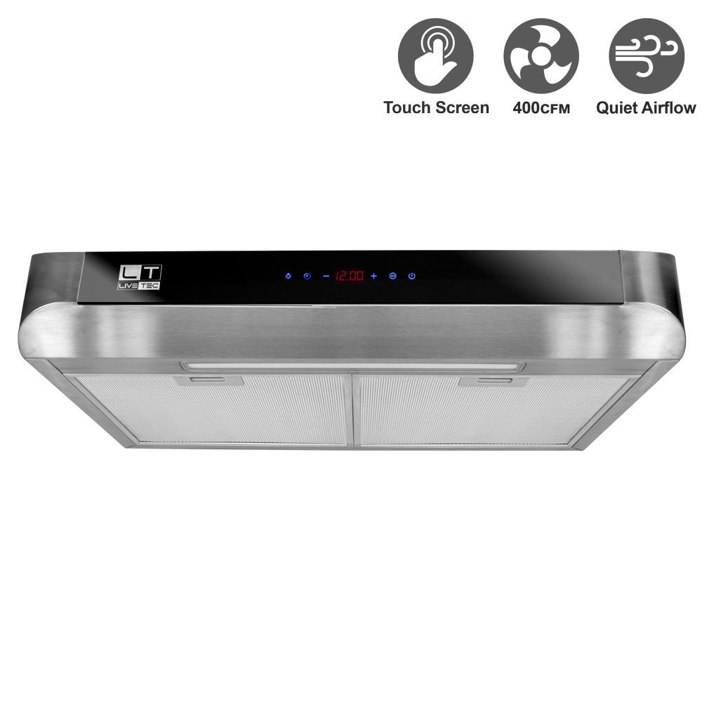 Livetech Stainless Steel 30-Inch Under Cabinet Kitchen Range Hood RS-BTS030-3E gallery