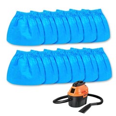 12 Pack Cloth Filter Microlined 1.5 to 3.2 Gallon Vacmaster AA155 AA256 AA255