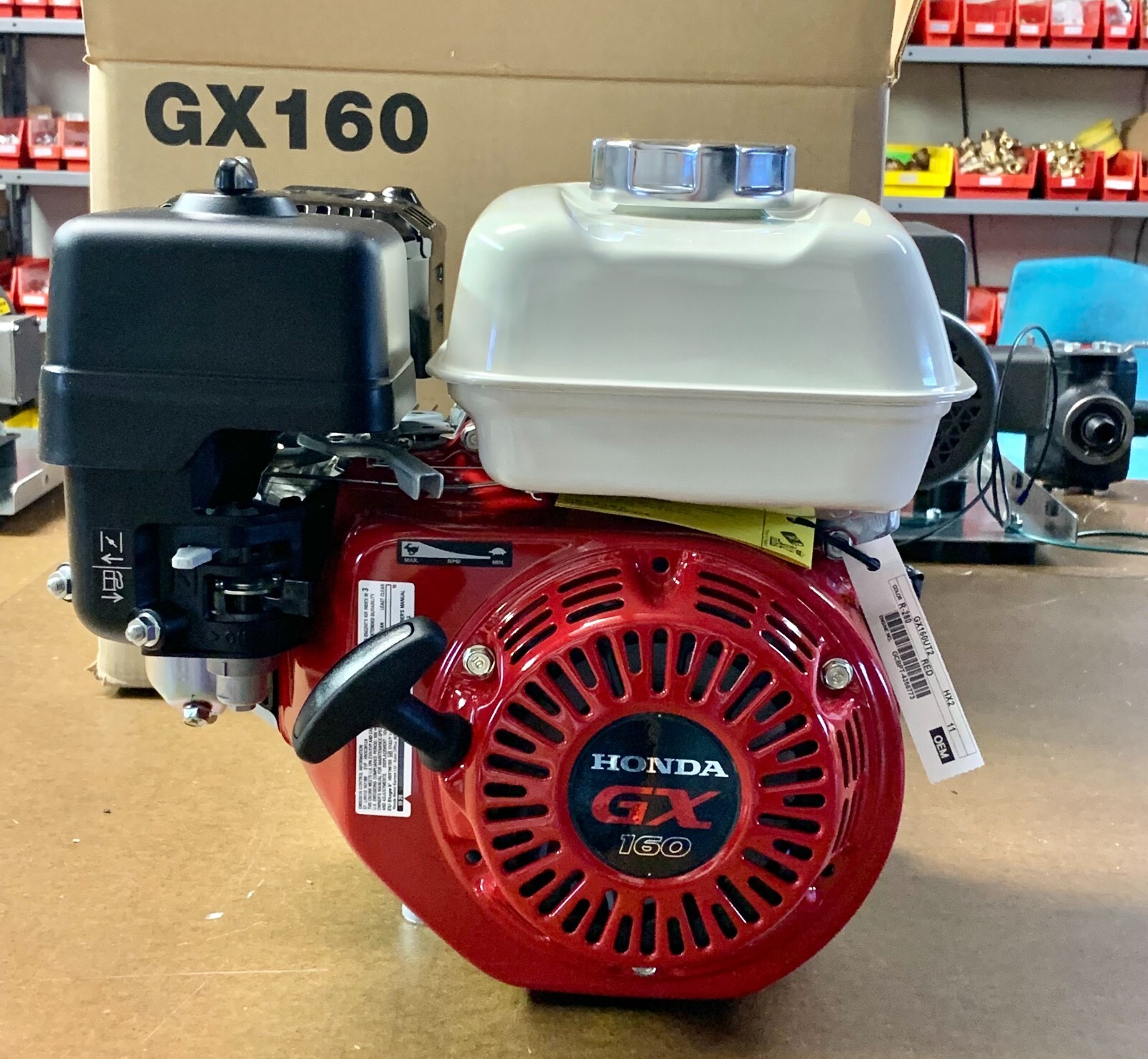 Honda Engine GX160UT2HX2 Horizontal OVH Engine 160 cc 4.8 HP 6:1 Gear Reduction gallery