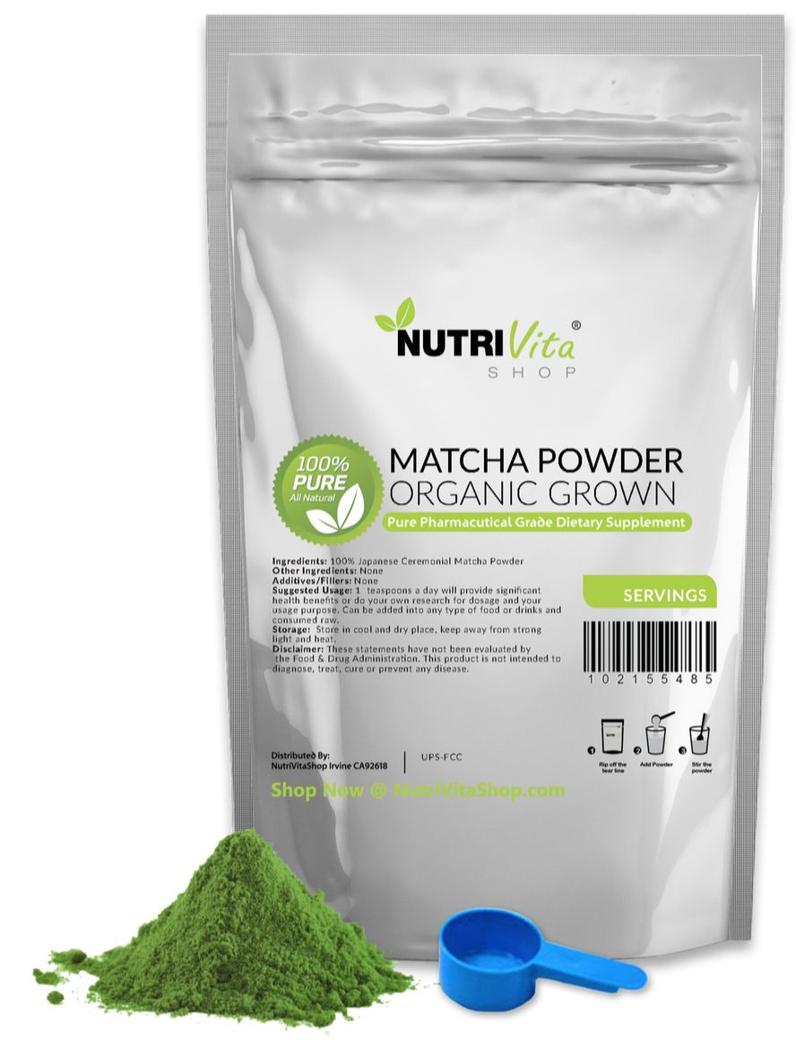 1KG (2.2lbs) 100% NEW Matcha Green Tea Powder Organically Grown Japanese nonGMO gallery