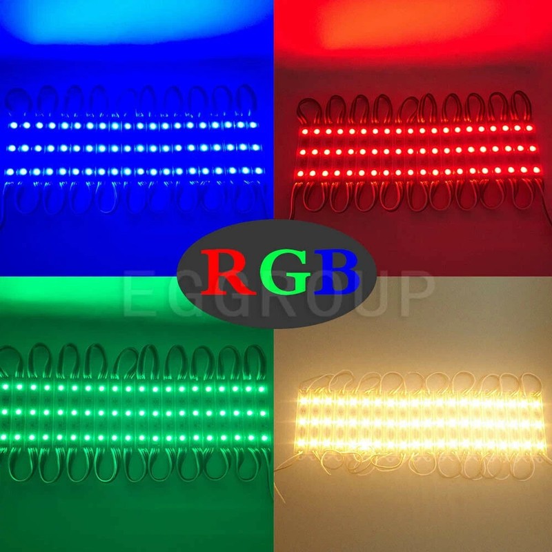 10F-104F IP65 LED RGB LED Module Light Lamp DC 12V Waterproof USA Seller gallery