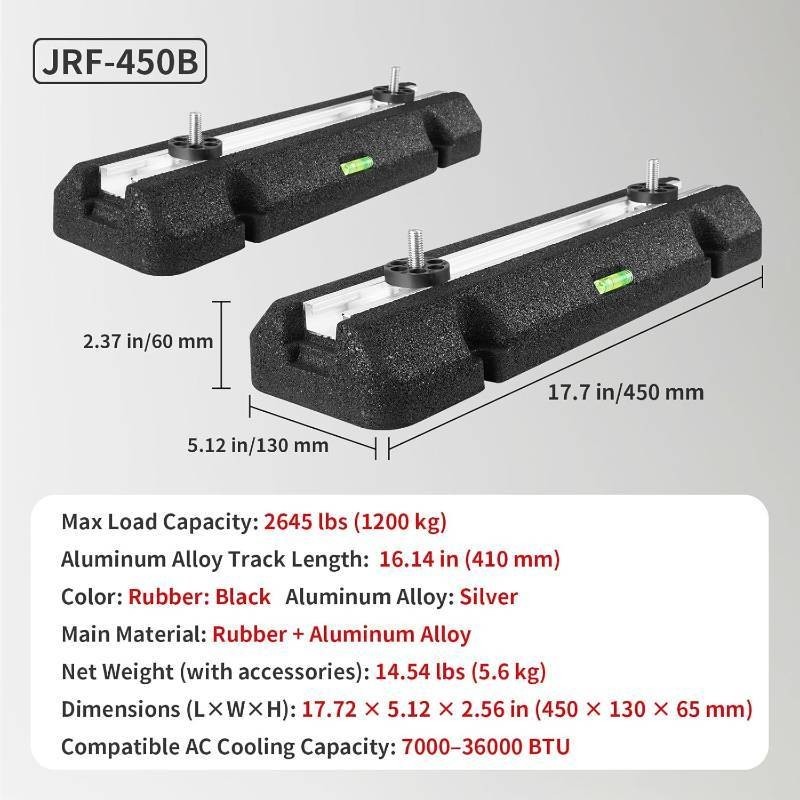 Heavy‑Duty Floor Mount Base Pad Kit JRF‑450B - 7000‑36000 BTU Mini Split AC HVAC gallery