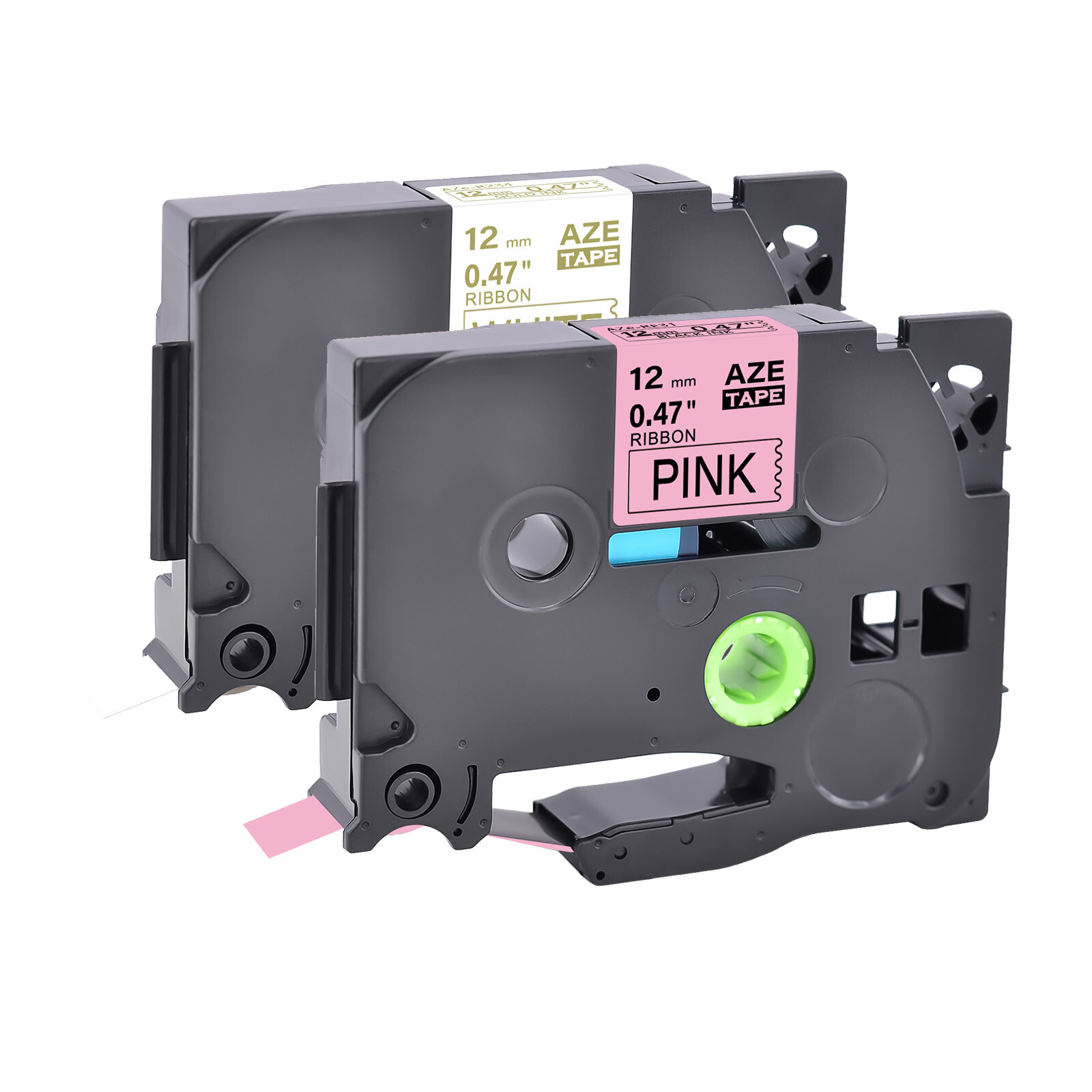 2PK 0.47" Satin Ribbon Compatible with Brother TZe TZ RW34 RN34 RE34 RE31 R234 gallery