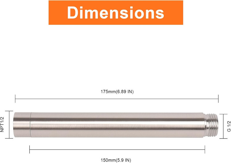 Shower Head Extension Arm, Shower Extender Water Outlet- Lowers Existing, Shower gallery