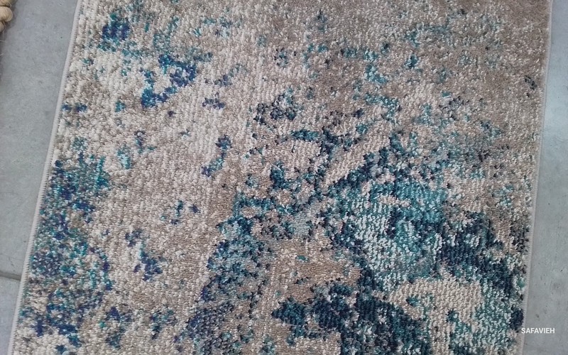 BLUE / BEIGE 2'-0" x 8'-0" Broken Thread Rug Reduced Price 1172780949 MAD440M-28 gallery