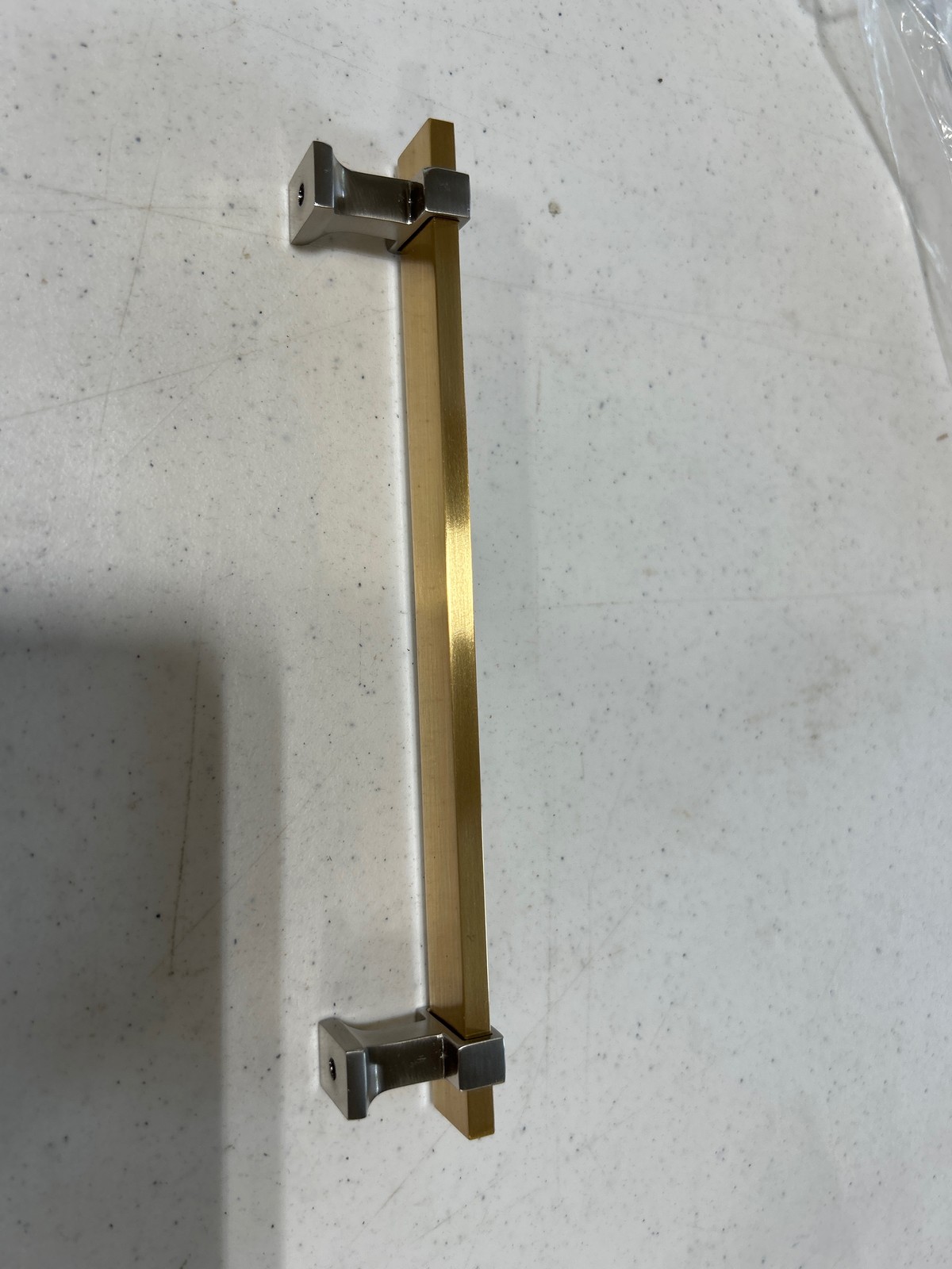 Amerock BP36683BGLG10 Overton Brushed Gold/Satin Nickel 6-5/16 in. Bar Pull gallery