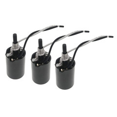 E26 Medium Base Phenolic Socket E26 Socket with Rotary Knob Switch (3-Pack) NEW
