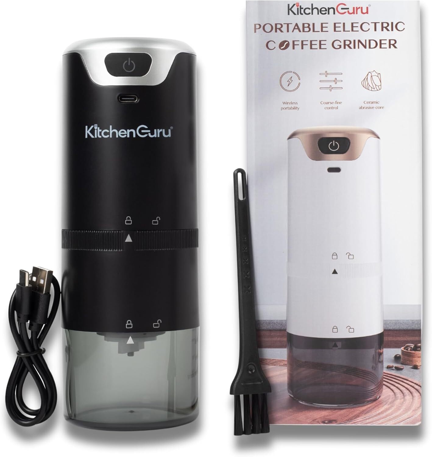 Premium Multi-purpose Rechargeable Coffee Bean Grinder Adjustable And Portable gallery